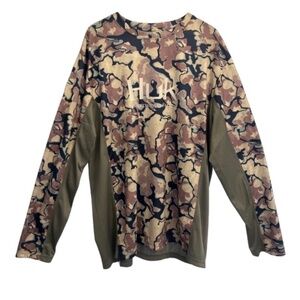 Huk Camo Long Sleeve Performance Fishing Shirt